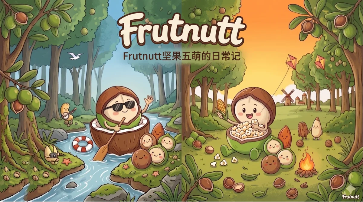 Frutnutt Nutty Five Characters
